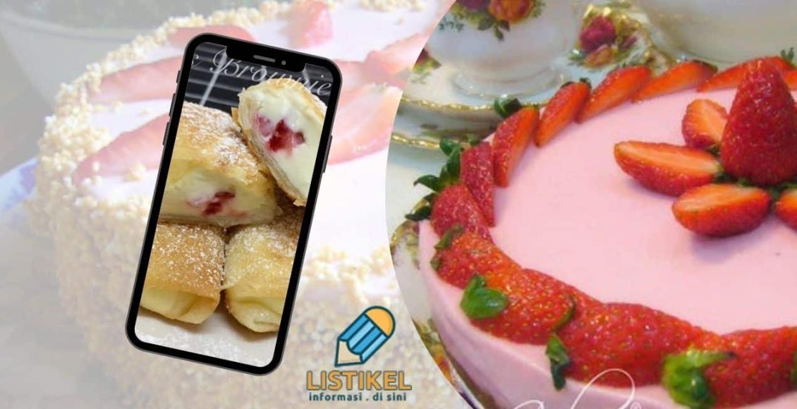 Resepi Strawberry Cheese Cake Sedap