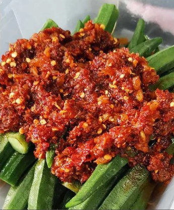 Bendi Sambal Udang Kering Ala Chicken Rice Shop