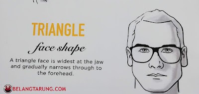 Bentuk Wajah Segi Tiga (Triangle Face)